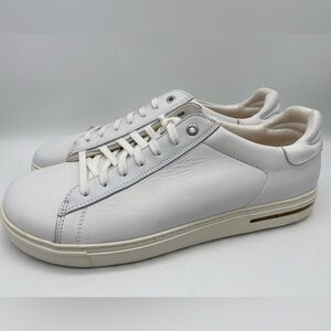 Birkenstock Bend Men’s Low Top White Leather Sneaker Size 12-12.5 US
